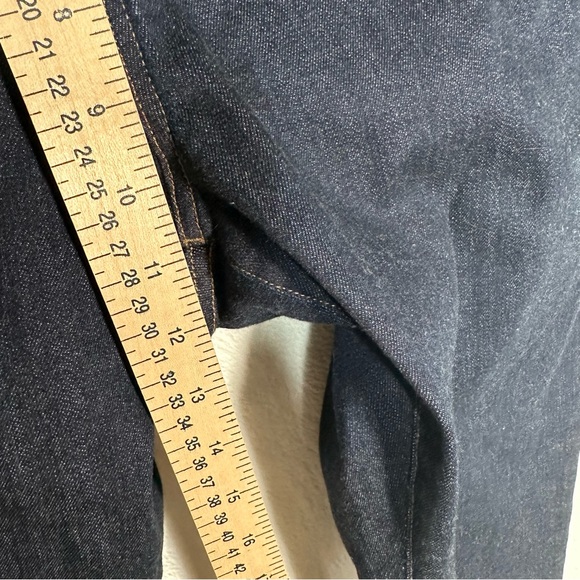 LRL Lauren Jeans Classic Straight Jeans Dark Denim Women's Size 14W Preppy - Picture 7 of 10